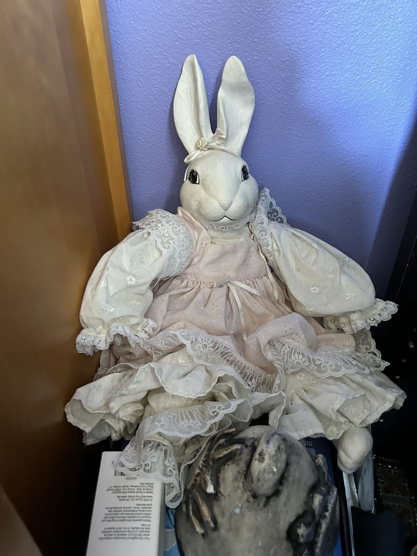 Antiques Porcelein Bunny Doll