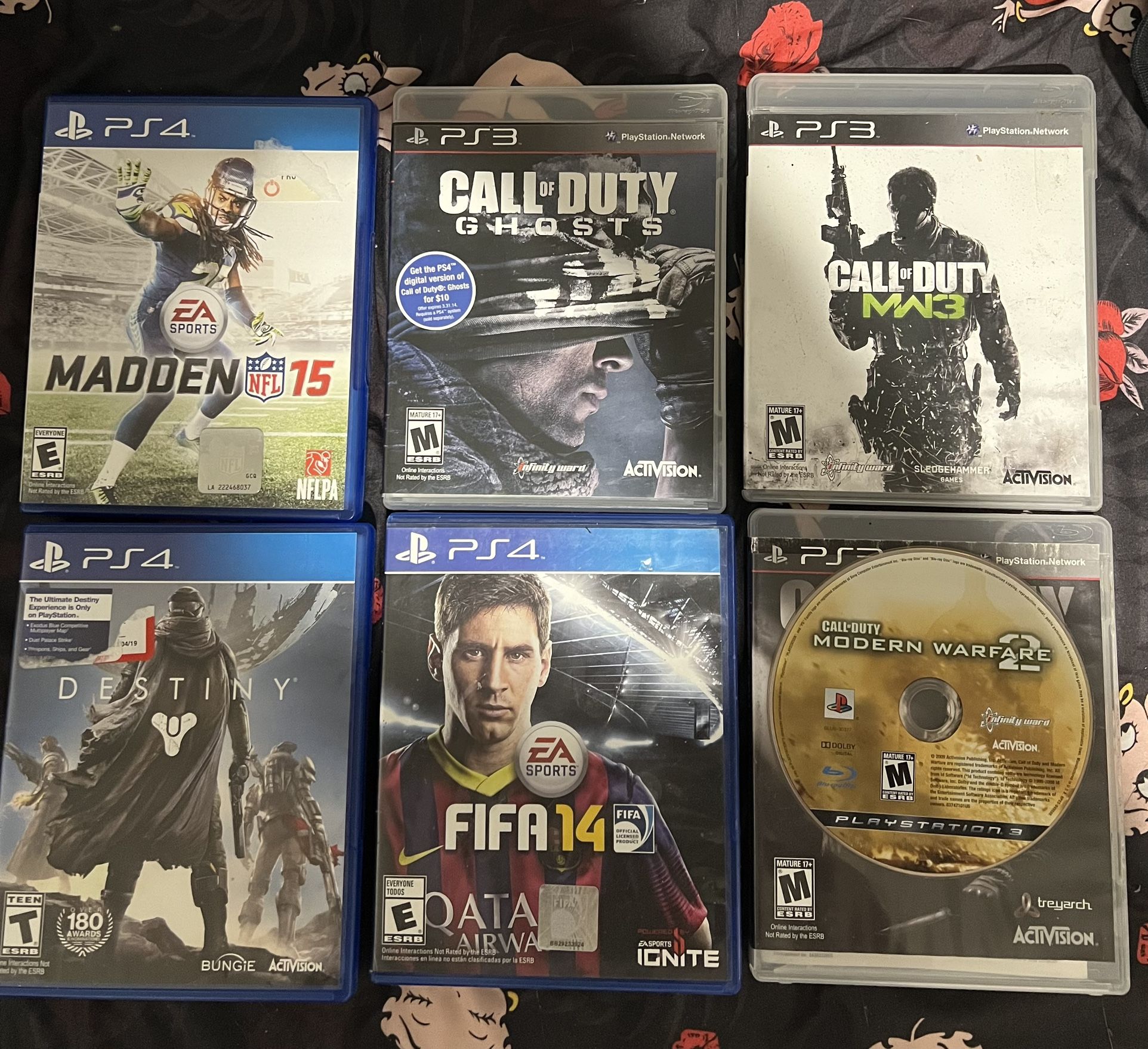 PS3 And PS4 Games 