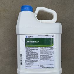 Dimension 2EW Pre Emergent Liquid Herbicide 2.5 Gal. Jug  NEW!