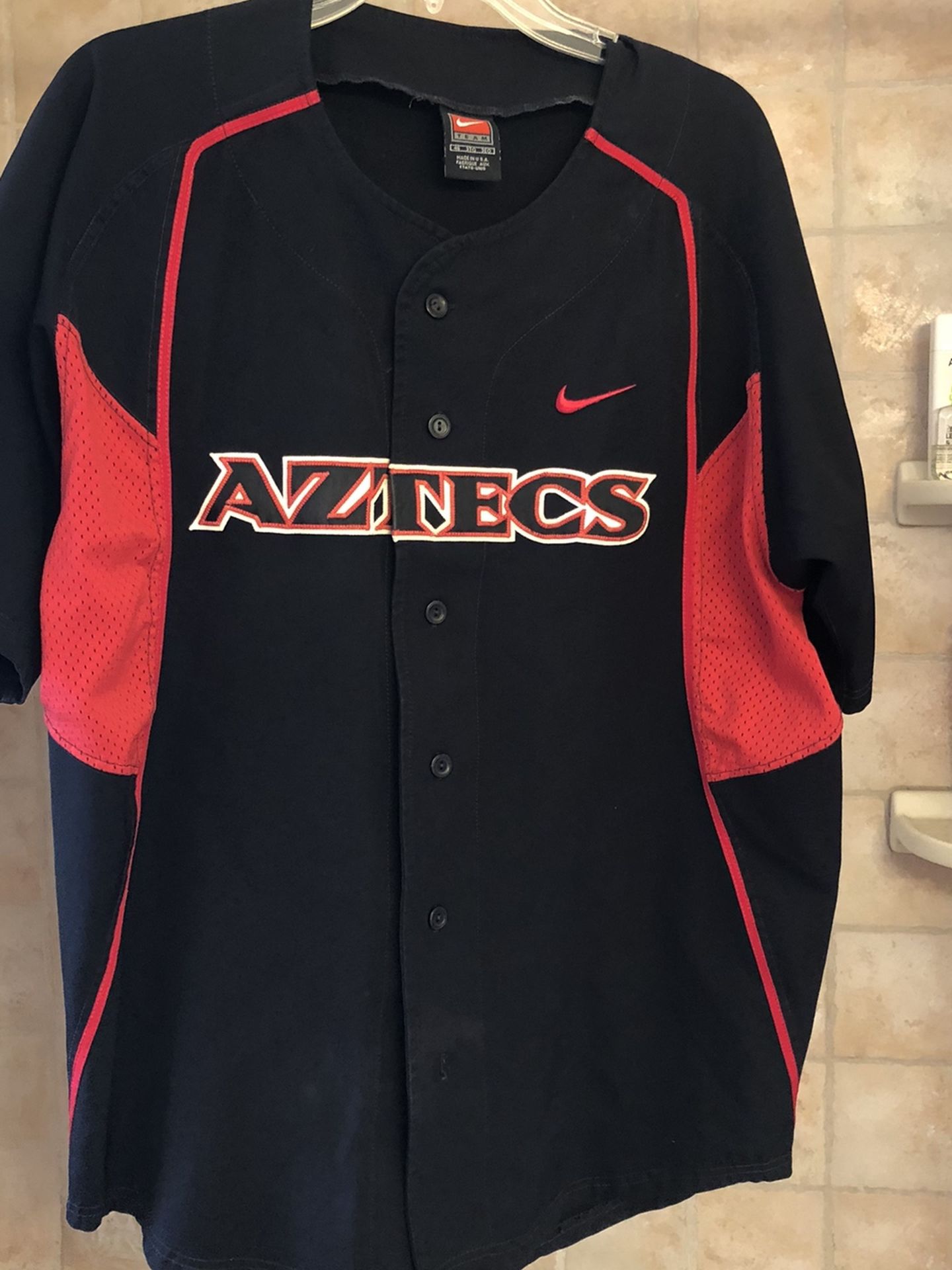 Genuine SDSU Nike Baseball Jersey, Size 46, Number 9