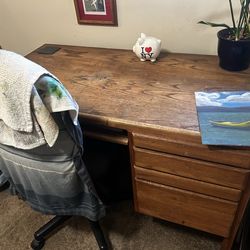 Desk and chair