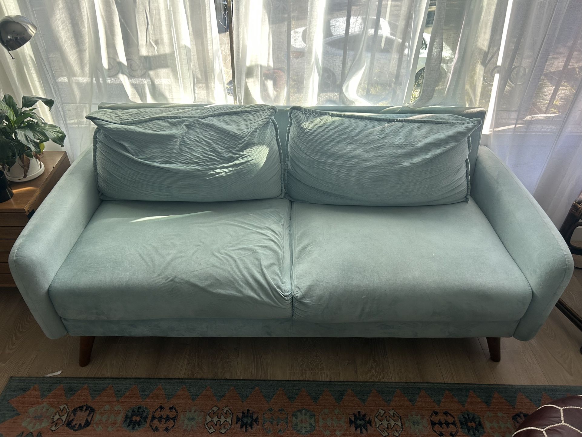 MCM CUTE BLUE COUCH