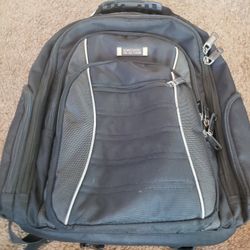 Kenneth Cole Reaction Business 17" Laptop Computer Checkpoint Friendly Backpack for School, Travel, Work, Black