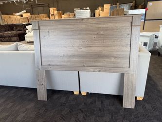 Rustic brown queen headboard
