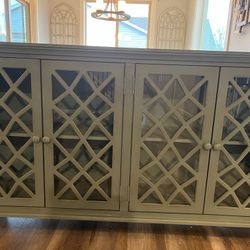 Console Cabinet/hall Table With Matching Accent Cabinets