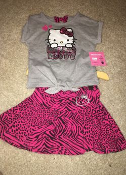 Hello kitty outfit size 3T