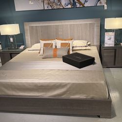 King Bed Frame And Tempur-pedic Mattress 