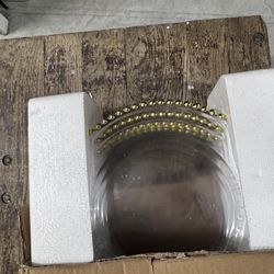 Gold Rim Charger Plates 