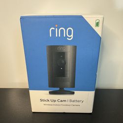 Ring - Stick Up Indoor/Outdoor Wire Free 1080p ($100 Retail)