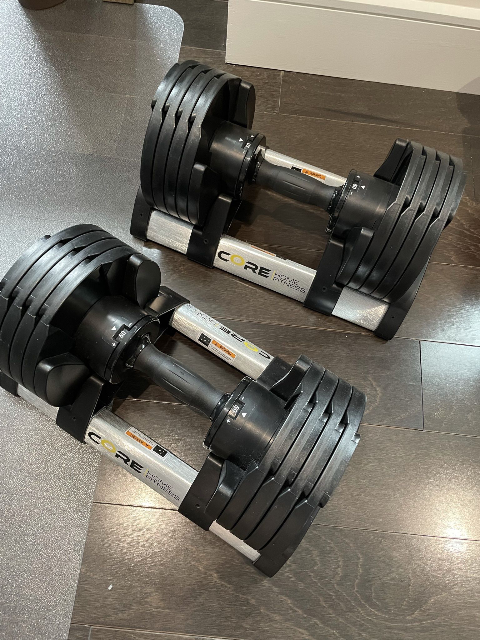 Core Home Fitness  Adjustable Dumbbell Set (pair)