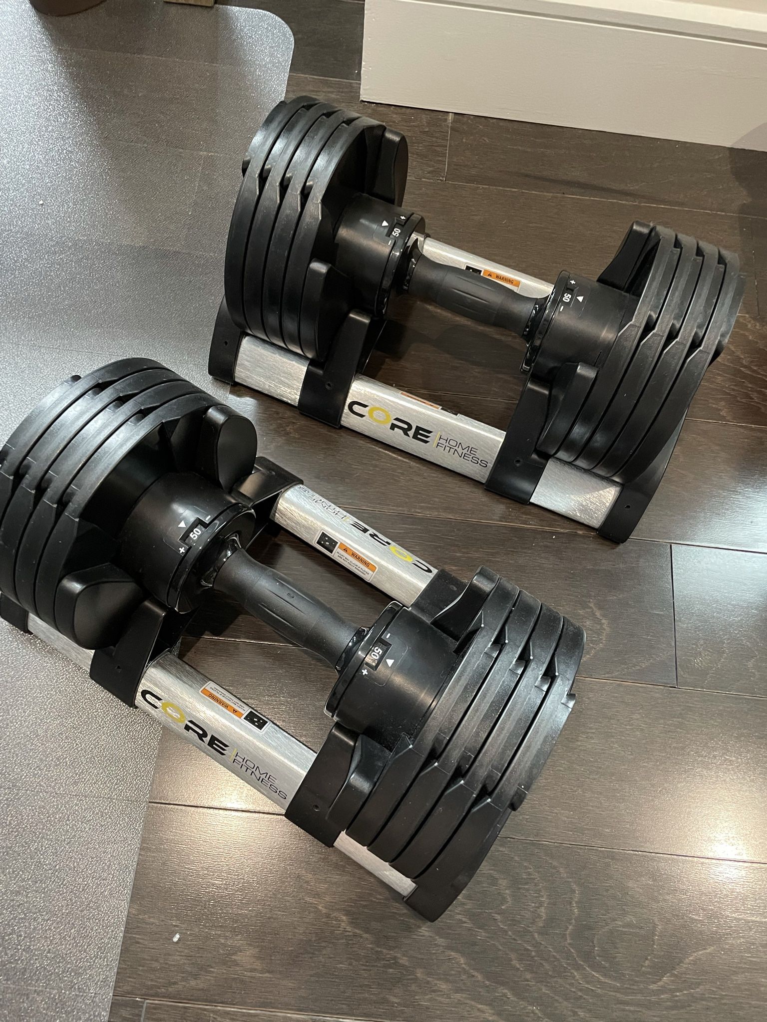 Core Home Fitness Adjustable Dumbbell Set (pair)