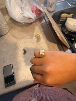 Chunky nugget ring