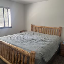 California King Wood Bed Frame 