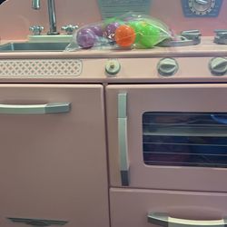 Mint Kids Kitchen And Fridge Set