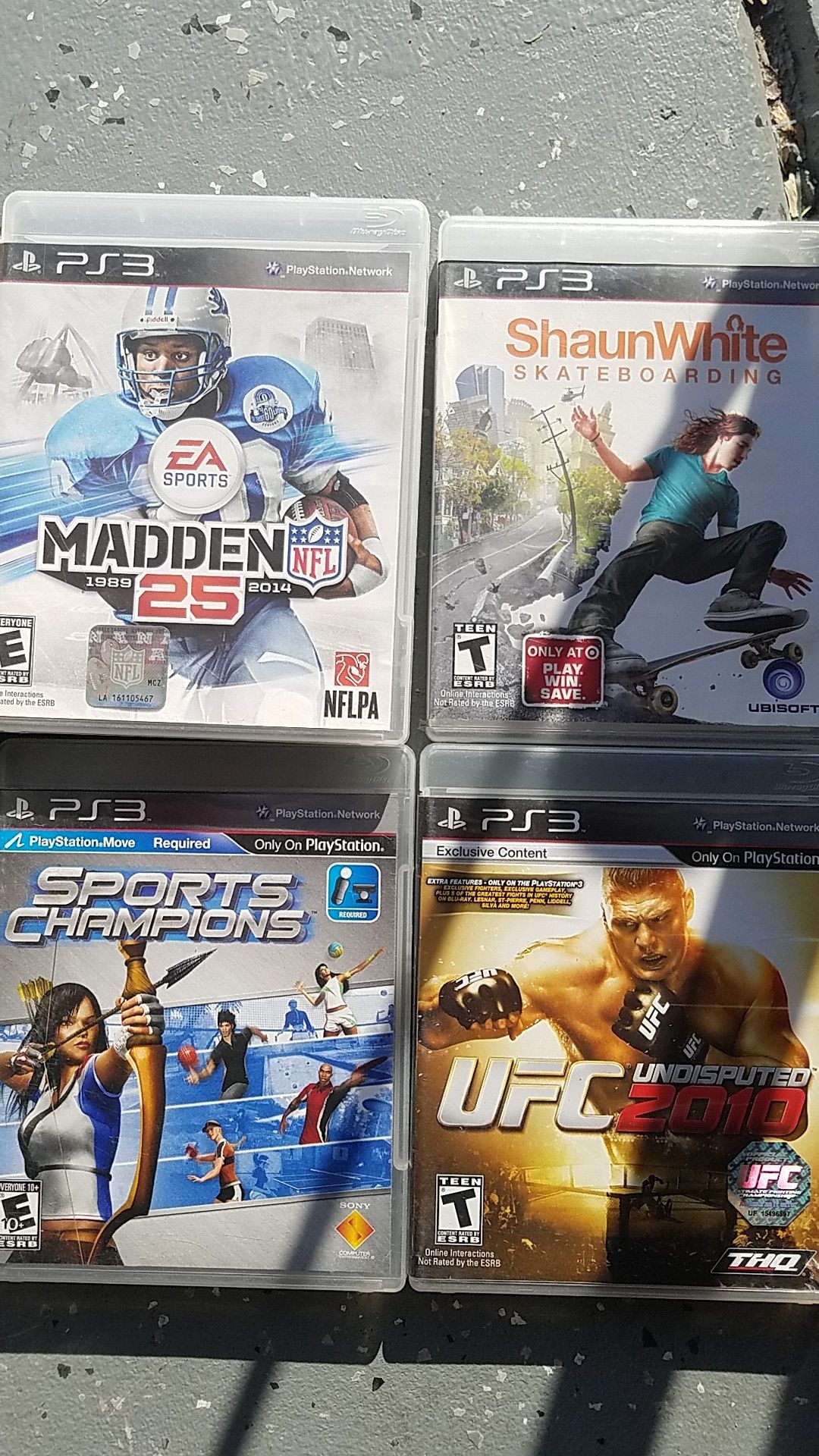 Sports games ps3