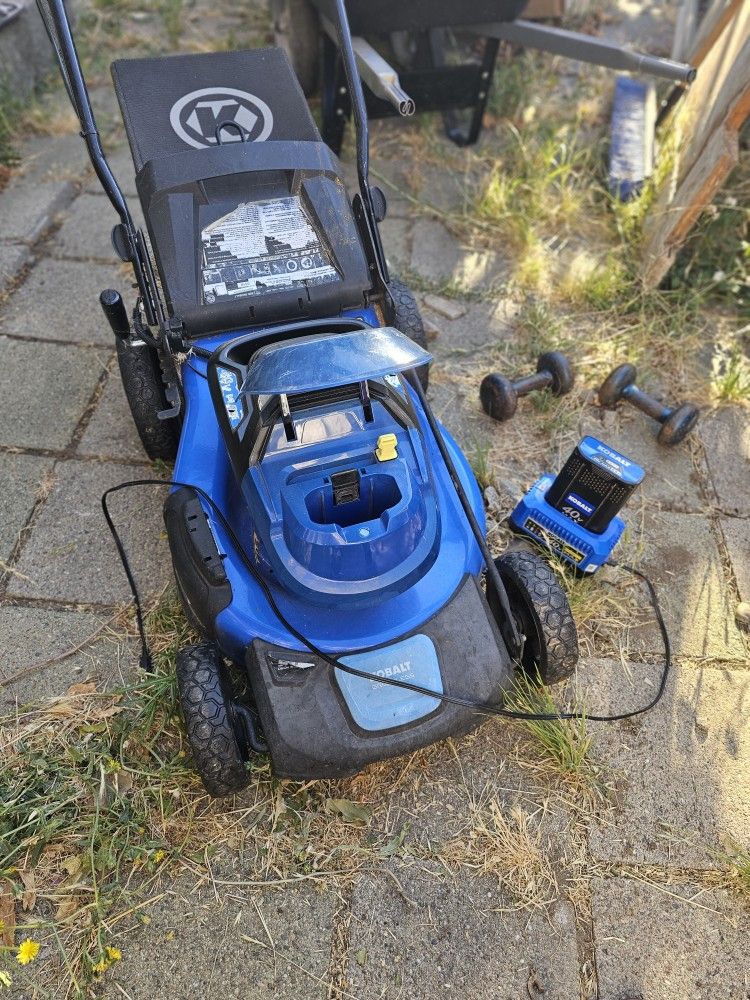 Kobalt Brushless 40V MAX Mower+2.5AhBattery+Charger