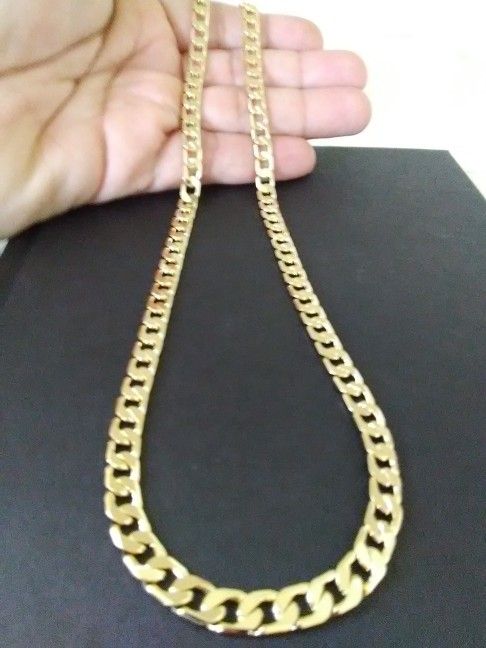 Gold 18k Cuban Necklace Chain