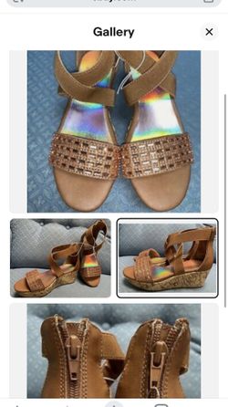 Justice Wedge Girls Sandals