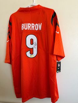 JOE BURROW SIGNED CINCINNATI BENGALS QB AUTOGRAPHED NIKE JERSEY w/COA - XL 21-01