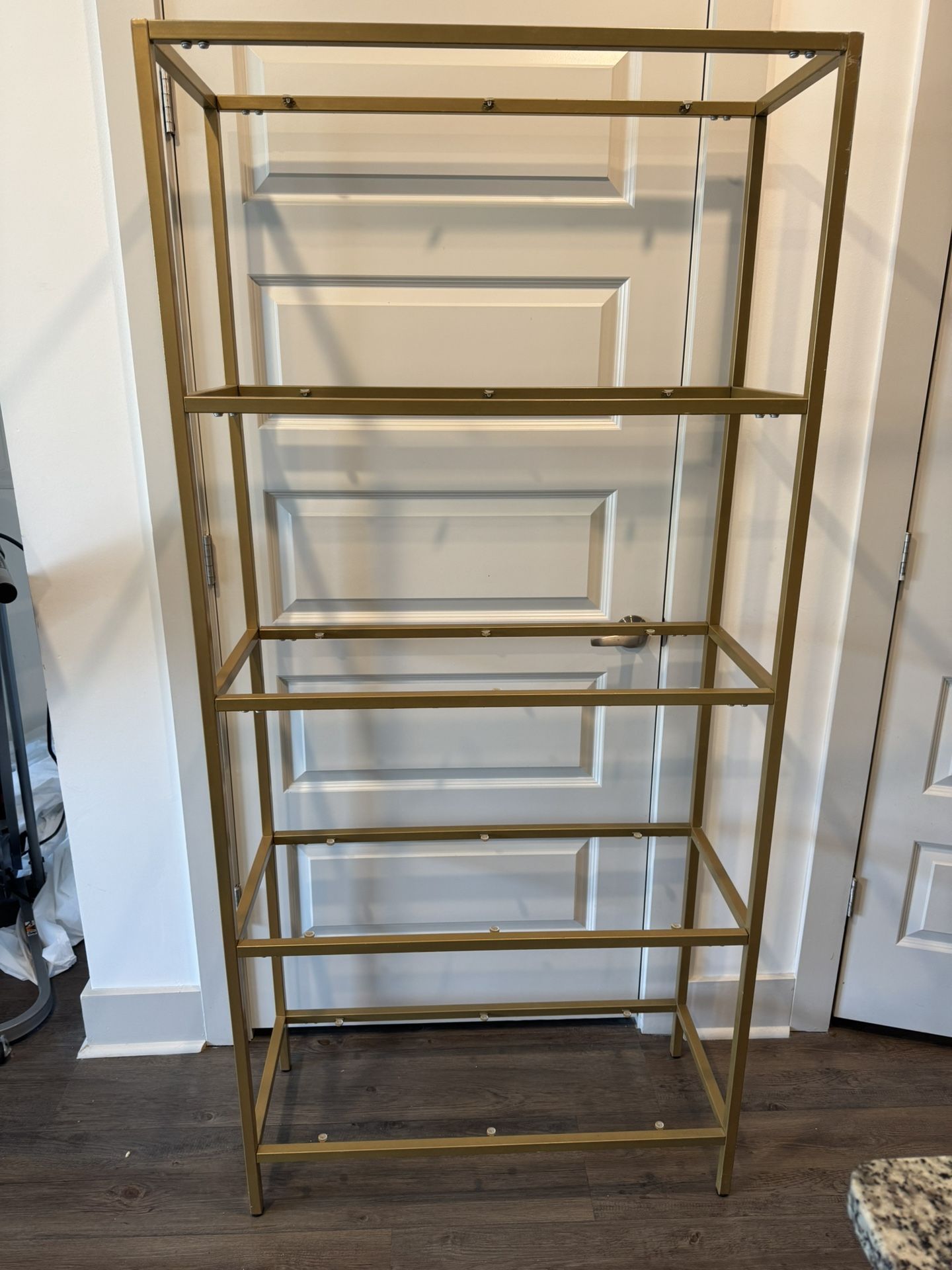 Metal And Glass Shelve