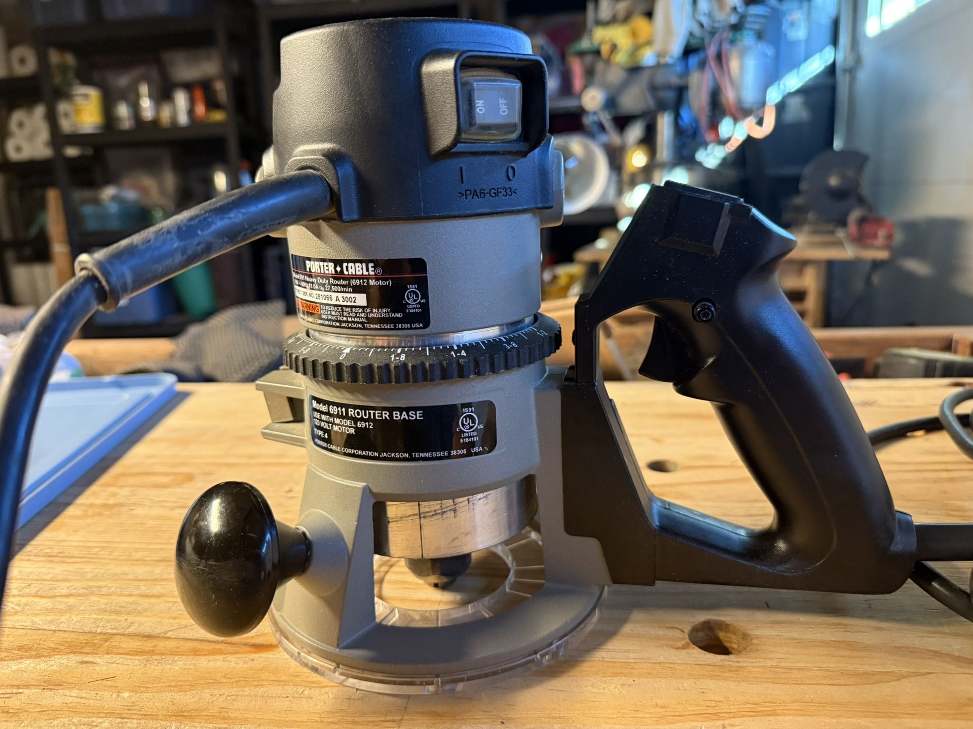 Router-Porter Cable D Handle
