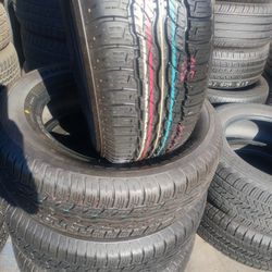 225/65/17/BRIDGESTONE $300 Semi New Four TIRES 