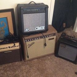 4 Amps 1 Mic With Stand