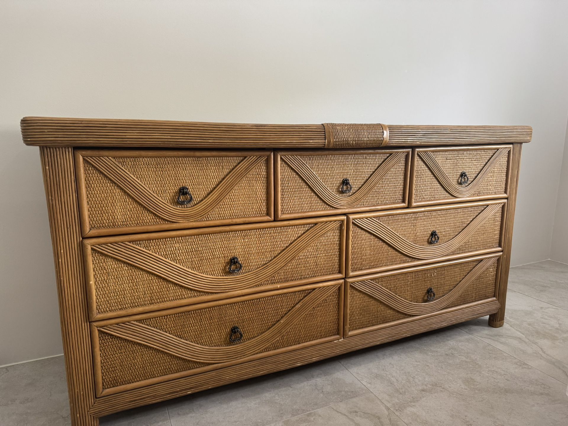 Rattan Dresser
