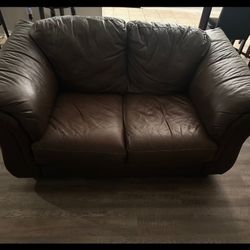 Leather Sofa And Love Seat