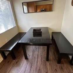 Dining Table For 6 With Benches 