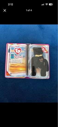 SUPER RARE The End TY Teenie Beanie-Babies