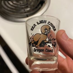 Sea Lion Caves Clear Shot-Glass