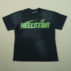 Hellstar Black And Green Shirt