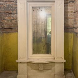 1800s mirrored Hall Tree