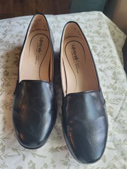 Lifestride Black Loafer shoes