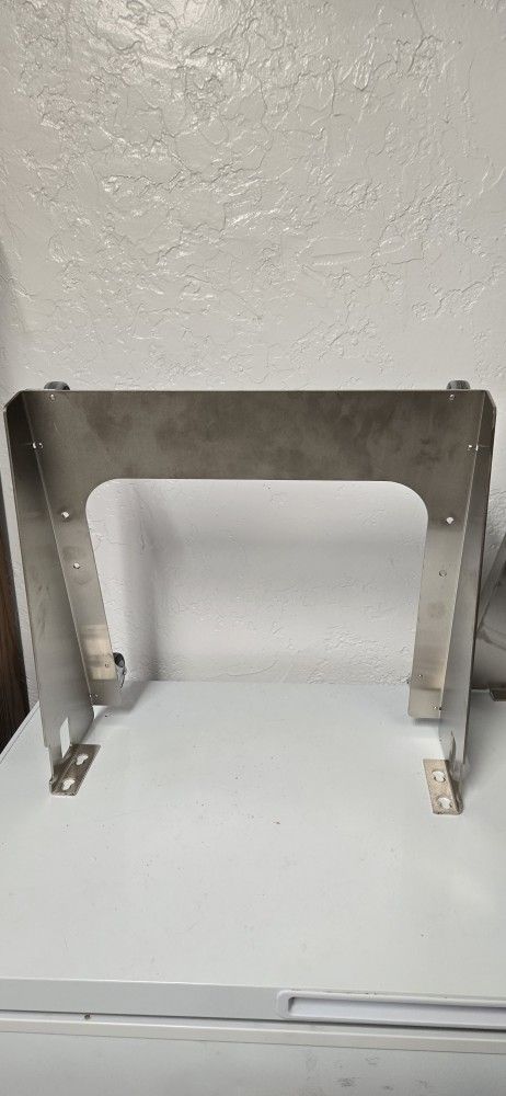 Metal Dolley/Shelf with cut out on wheels