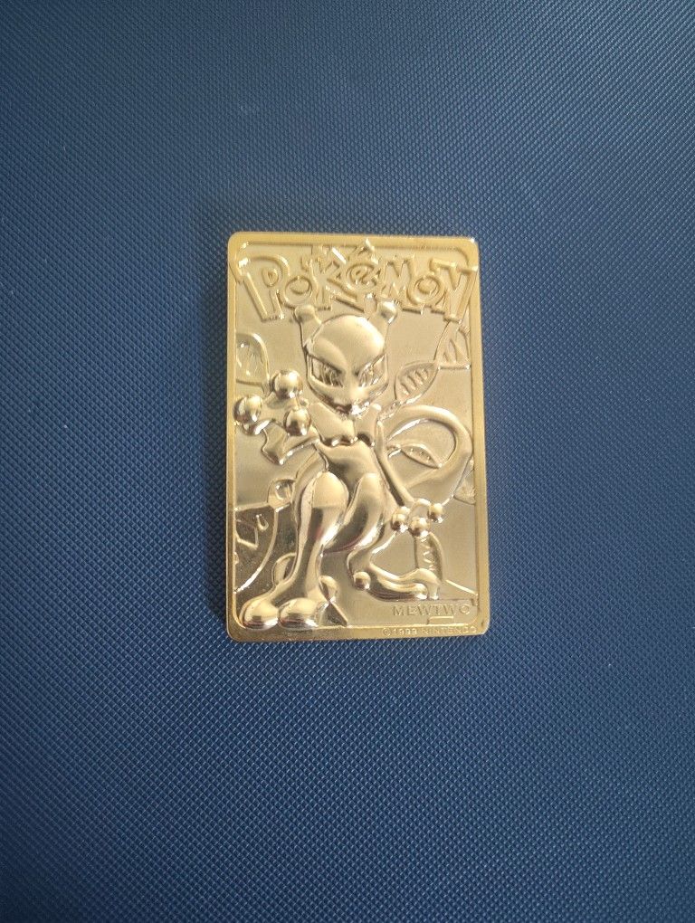Pokemon Gold Card