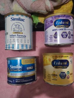 Similac & Enfamil Infant Formula Bundle – 4 Cans