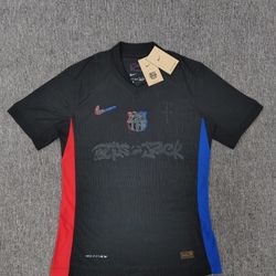 TRAVIS SCOTT x FC BARCELONA 2024/25 MATCH AWAY CACTUS JACK JERSEY