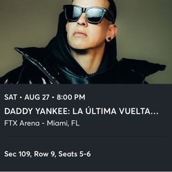 Daddy Yankee Tickets 