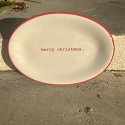 Rae Dunn Christmas Plates