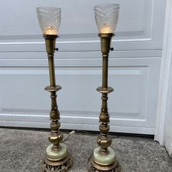 Vintage Lamps - Set Of Two
