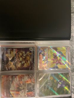 pokemon cards + binder