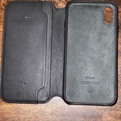 Apple IPhone X (10) Folding Leather Case 