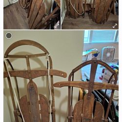 Old Wooden Sleds
