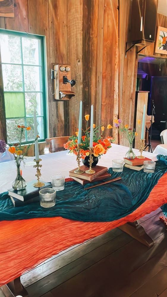 Burnt Orange Table Runners