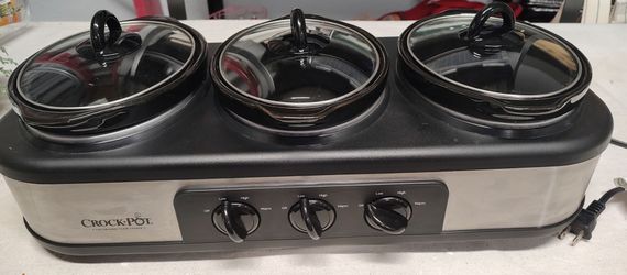 Crock-Pot Triple Slow Cooker Buffet Server
