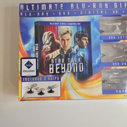 Star Trek Beyond Ultimate Blu-Ray Gift Set -3 Mini Ships-Brand New
