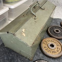 TOOLBOX OLD SCHOOL WITH PIANO HINGES