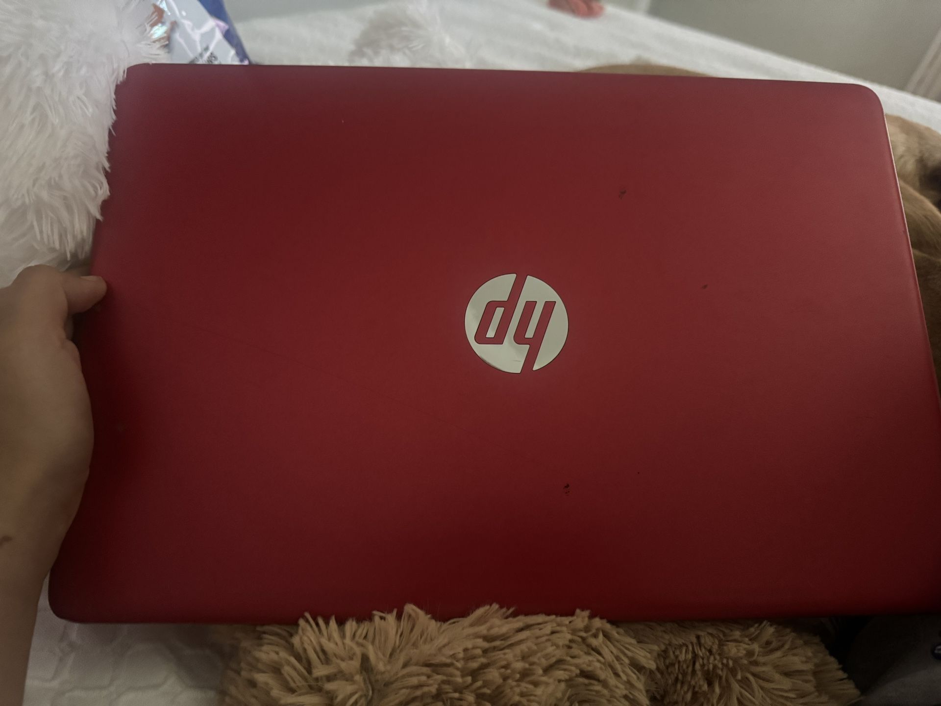 HP Laptop Red